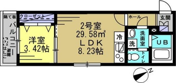 シャルム都賀の物件間取画像